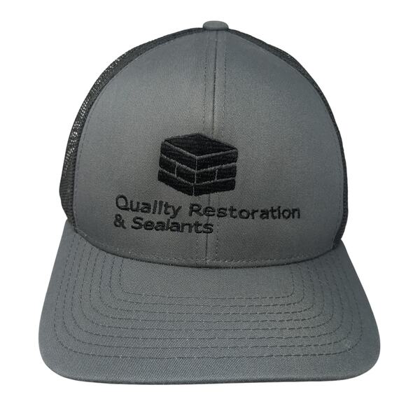 Quality Restoration & Sealants Snapback Trucker Hat Gray OS Pacific Headwear - Picture 1 of 10